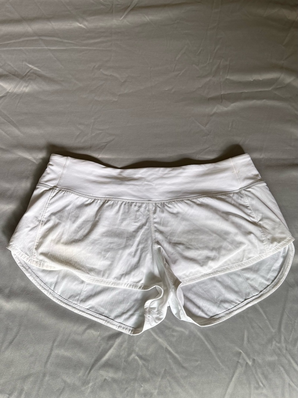 lululemon athletica White Women's Athletic Shorts - High-Rise Waist